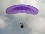  Violet Prima IV flying overhead